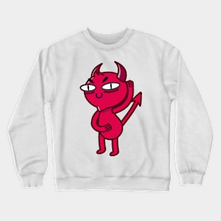 dancing red devil Crewneck Sweatshirt